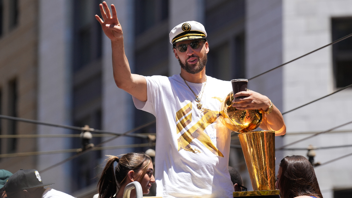 Golden State Warriors guard Klay Thompson