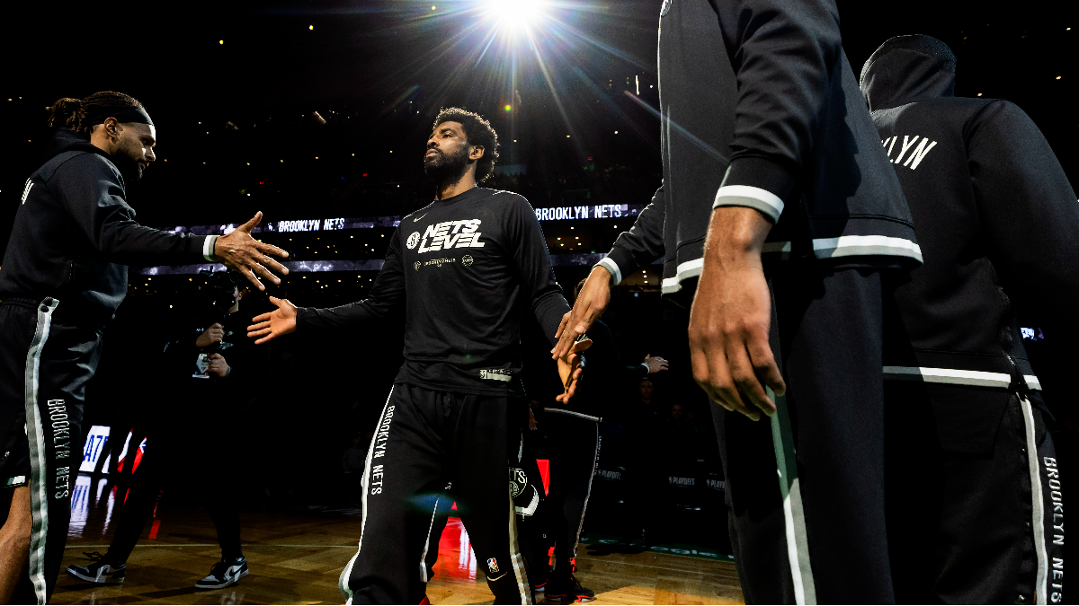 Brooklyn Nets guard Kyrie Irving