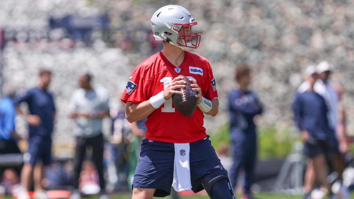 New England Patriots quarterback Mac Jones