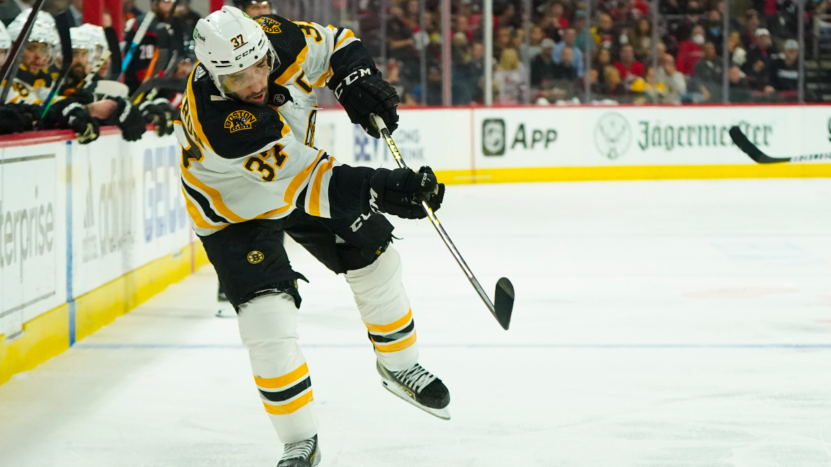 Boston Bruins center Patrice Bergeron