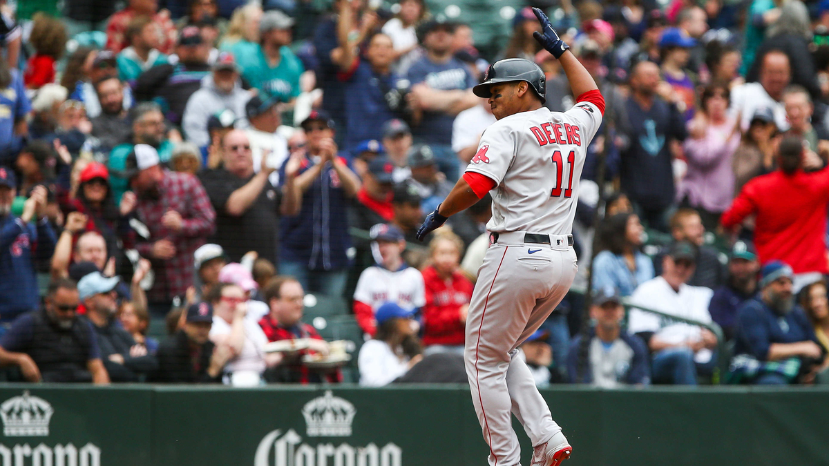 Boston Red Sox third baseman Rafael Devers