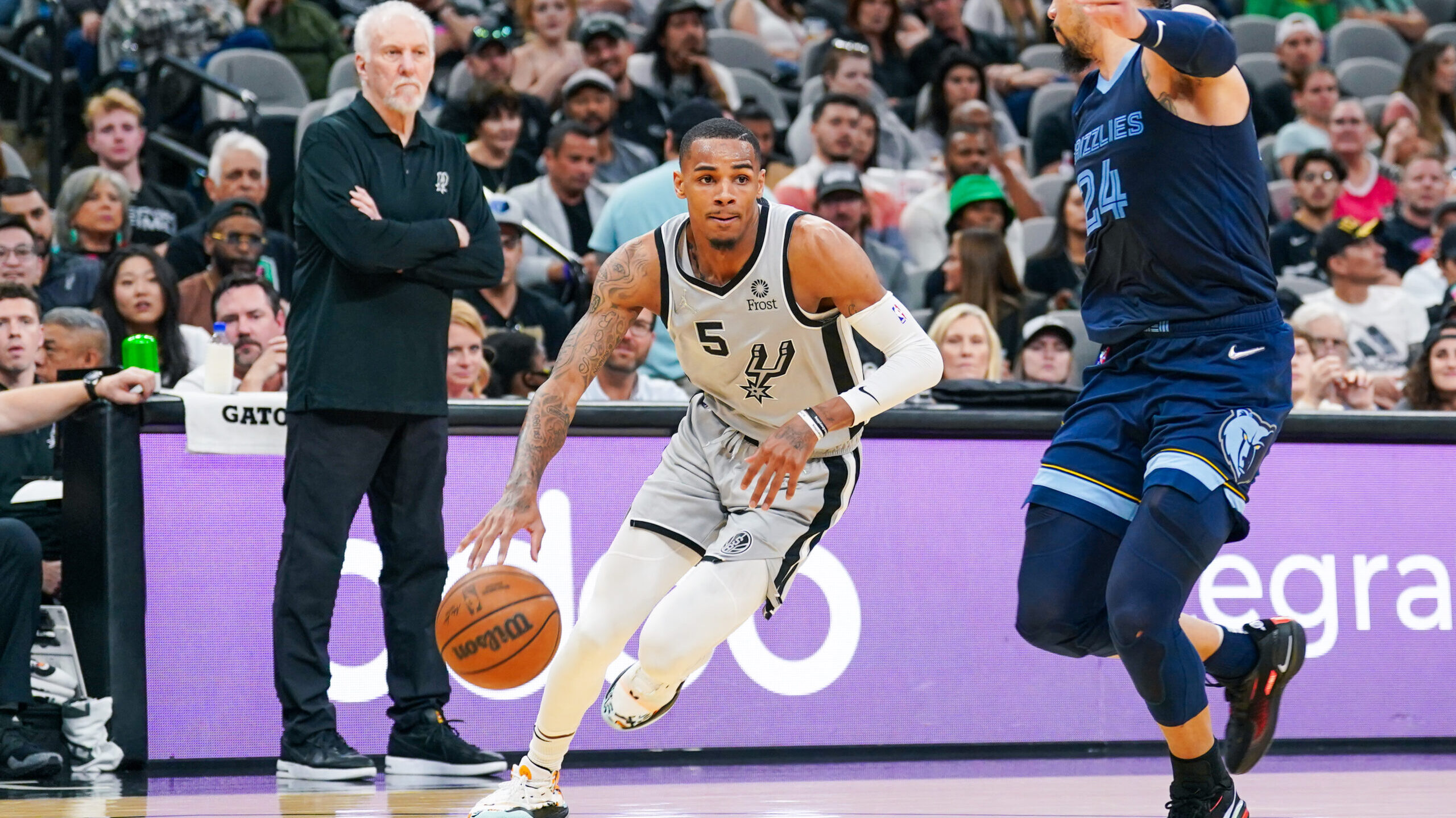 NBA: Memphis Grizzlies at San Antonio Spurs