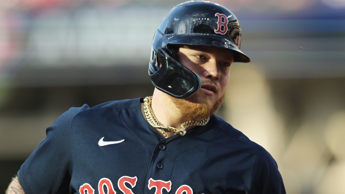 Boston Red Sox left fielder Alex Verdugo