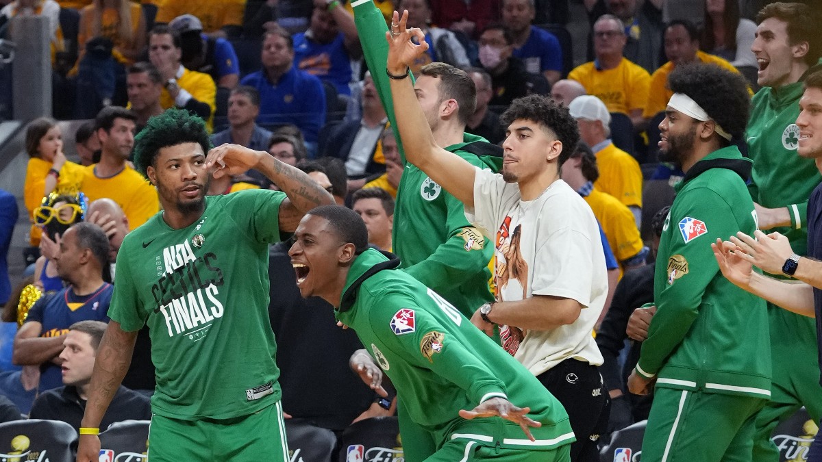 Boston Celtics bench
