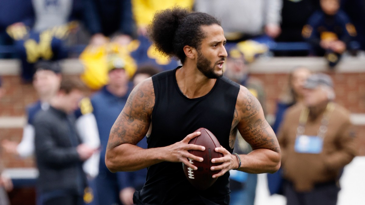 Former San Francisco 49ers quarterback Colin Kaepernick