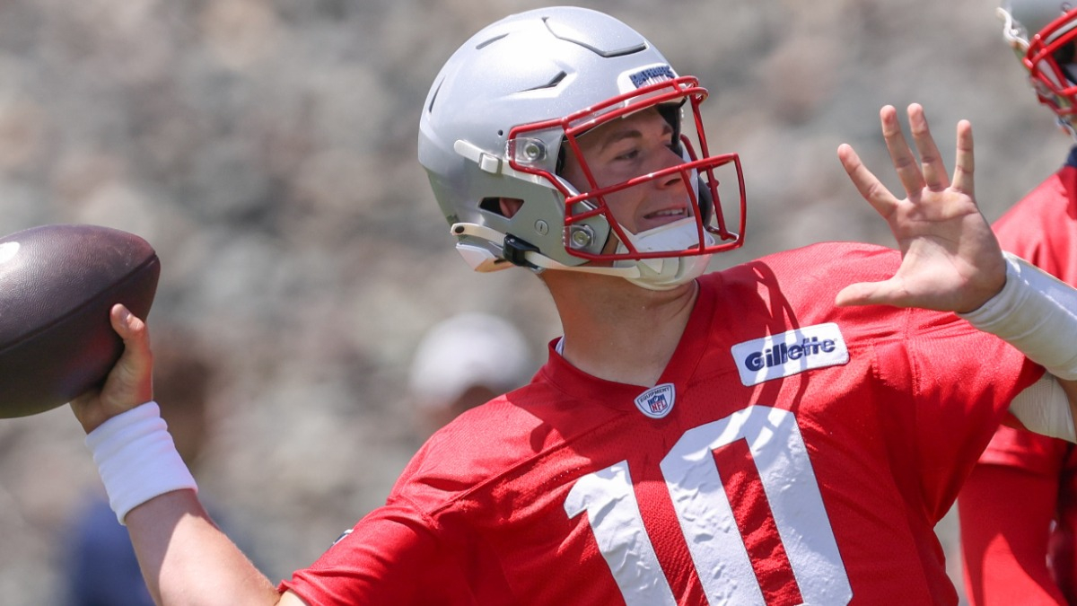 New England Patriots quarterback Mac Jones
