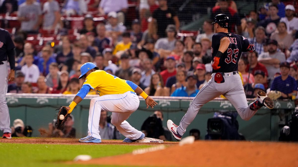 Boston Red Sox first baseman Franchy Cordero