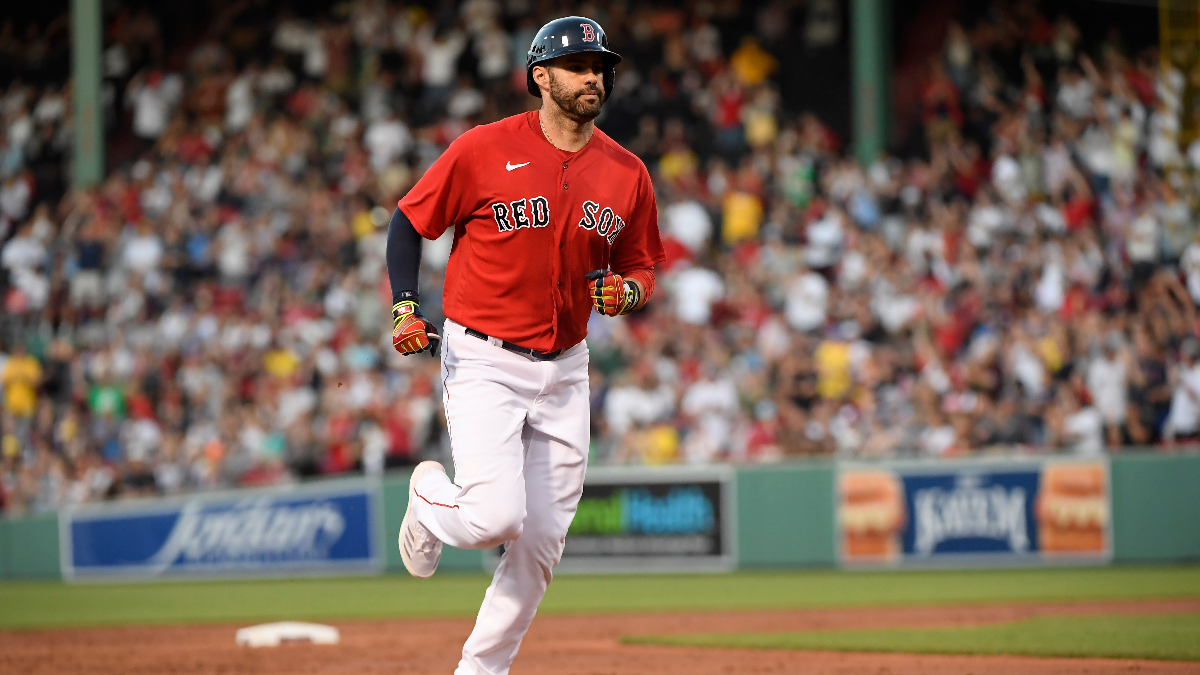 Boston Red Sox designated hitter J.D. Martinez