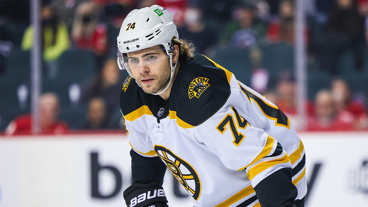 Boston Bruins forward Jake DeBrusk