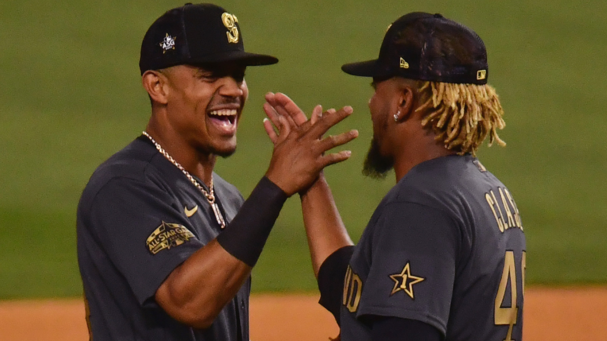 Seattle Mariners rookie Julio Rodriguez and Cleveland Guardians closer Emmanuel Clase