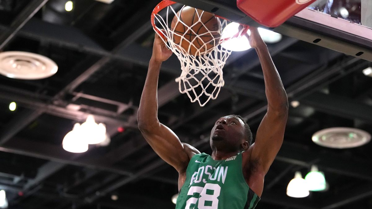 Boston Celtics center Mifondu Kabengele