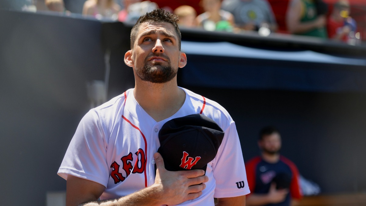 Boston Red Sox pitcher Nathan Eovaldi