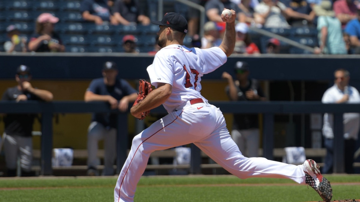 Boston Red Sox pitcher Nathan Eovaldi