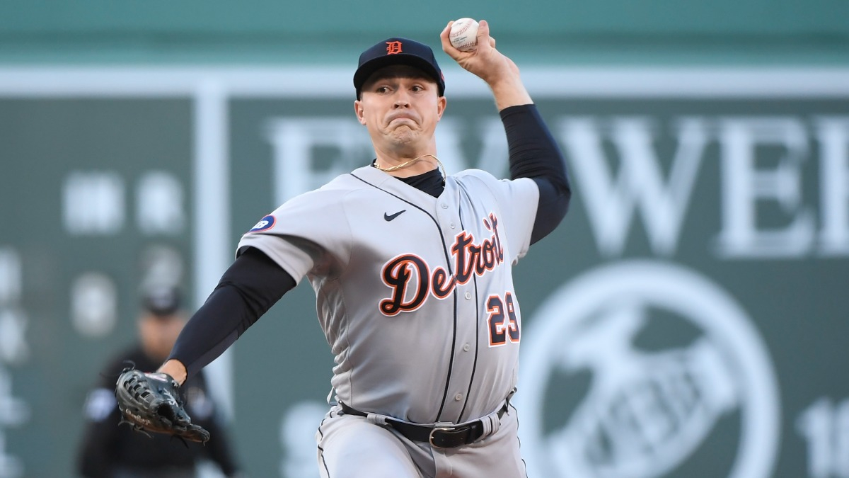 Detroit Tigers starting pitcher Tarik Skubal