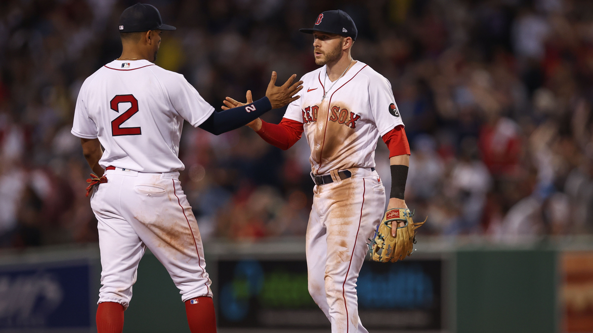 Boston Red Sox middle infielders Trevor Story and Xander Boagerts