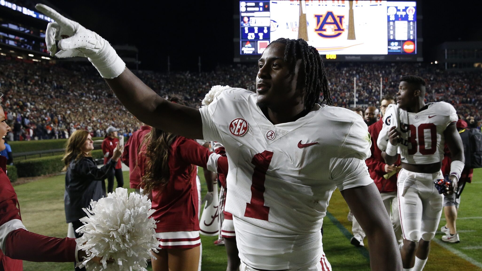 NCAA Football: Alabama at Auburn
