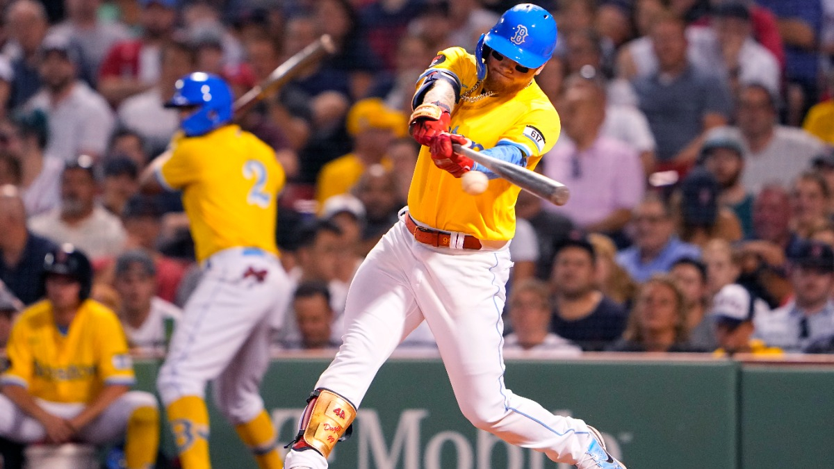 Boston Red Sox outfielder Alex Verdugo