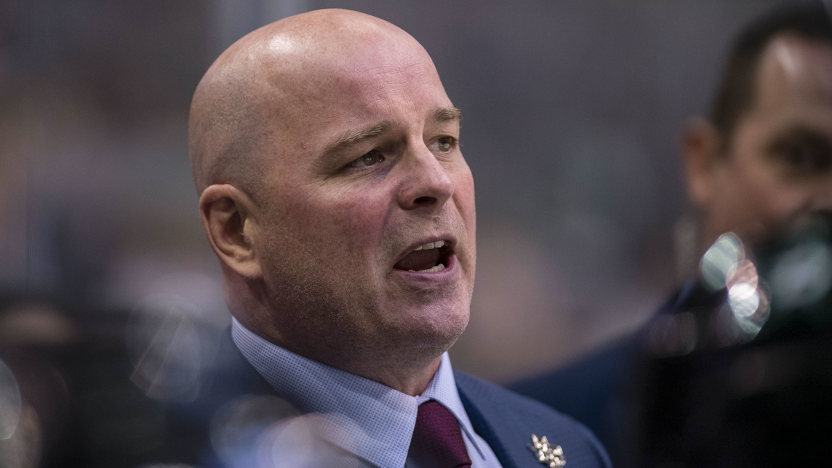 Boston Bruins head coach Jim Montgomery