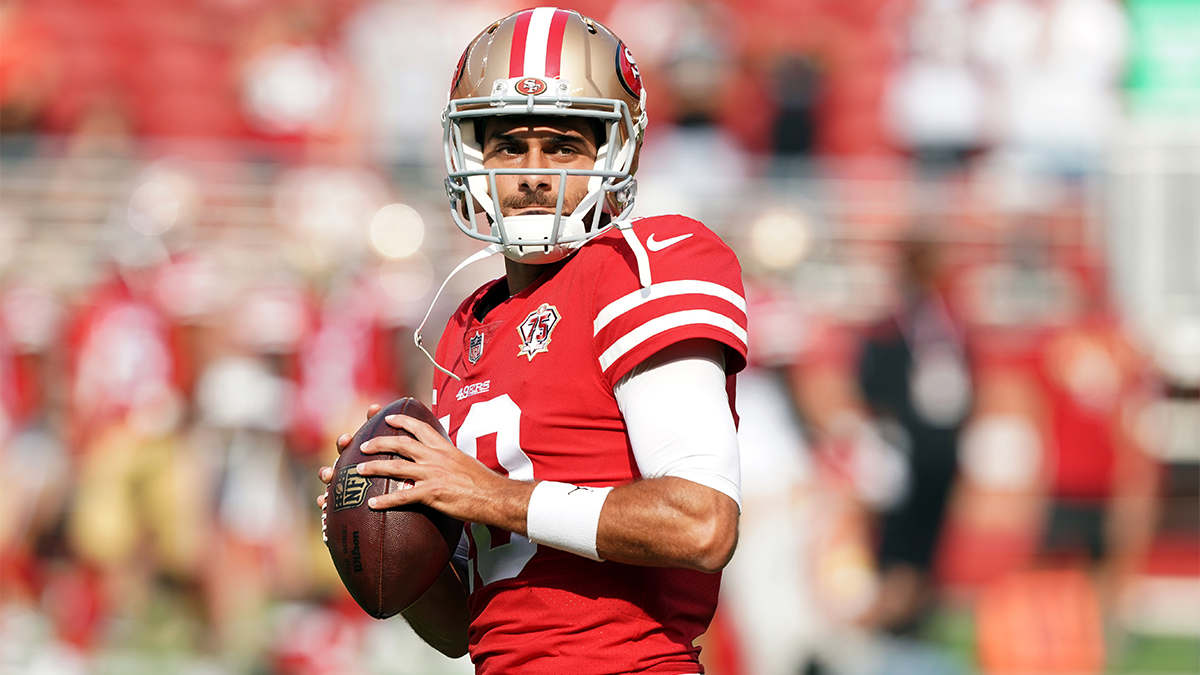 San Francisco 49ers quarterback Jimmy Garoppolo
