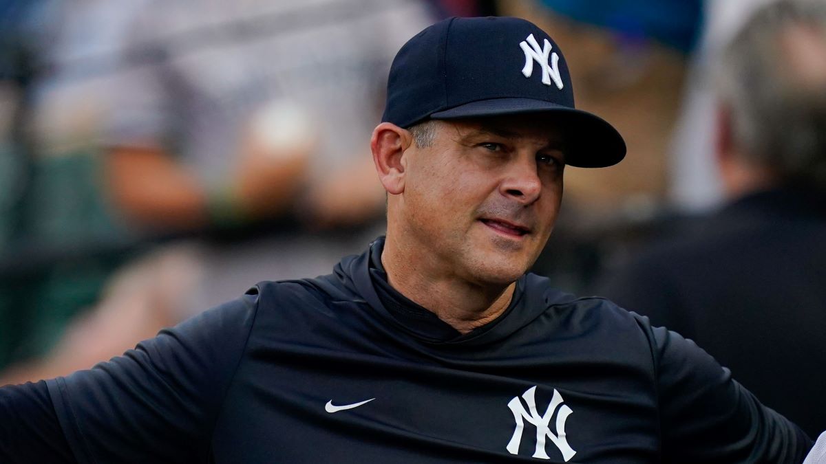 New York Yankees manager Aaron Boone