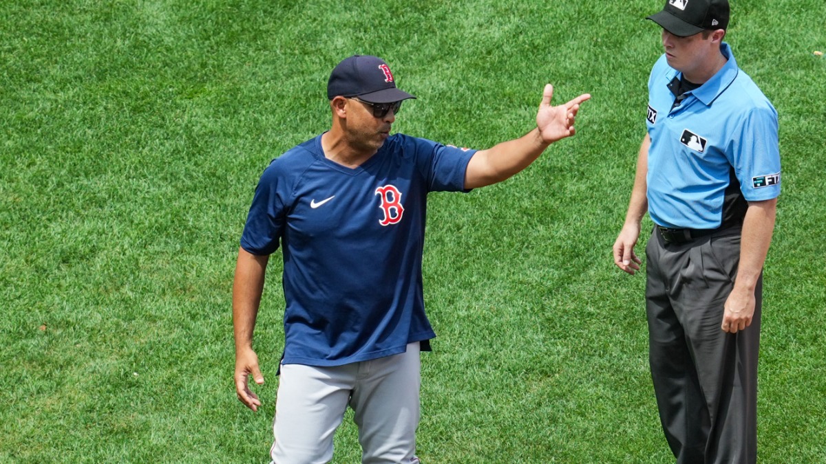 Boston Red Sox manager Alex Cora