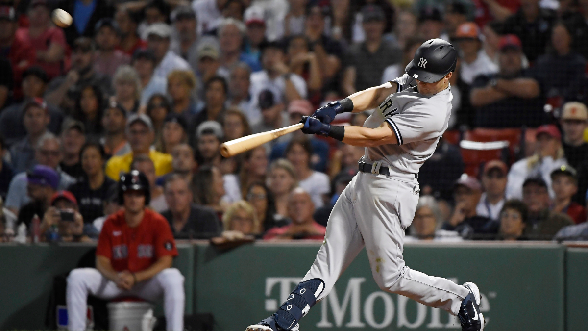 New York Yankees outfielder Andrew Benintendi