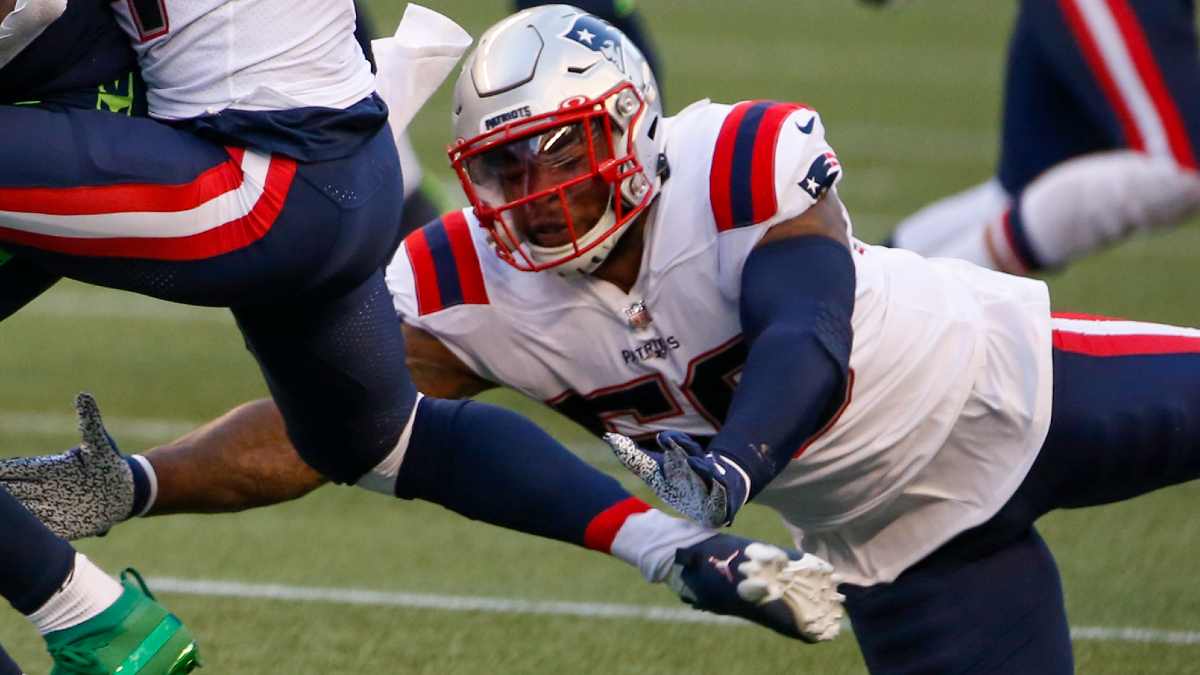 New England Patriots linebacker Anfernee Jennings