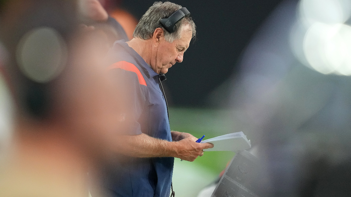 New England Patriots head coach Bill Belichick