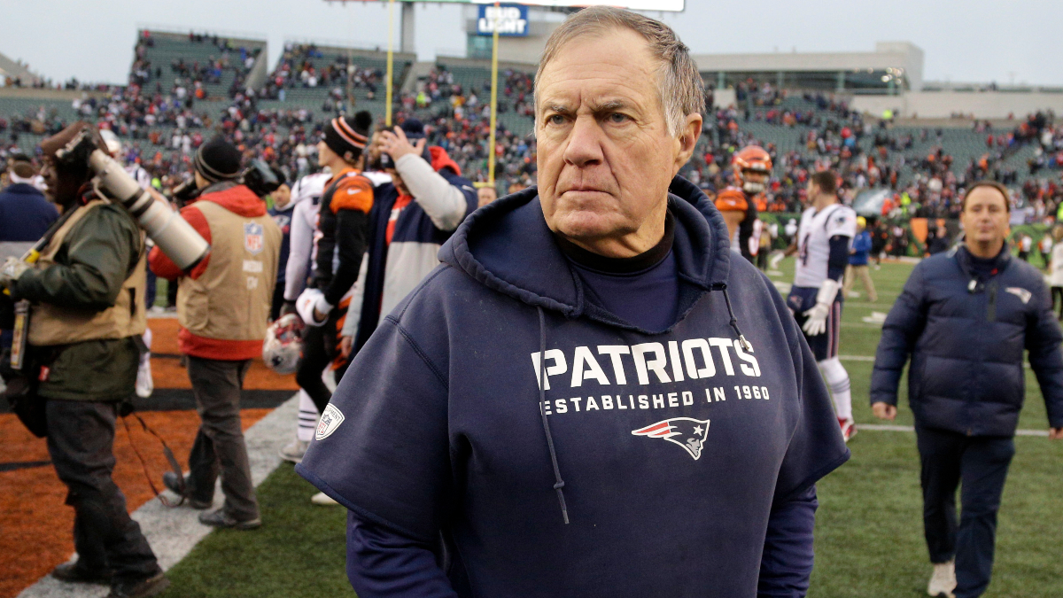 New England Patriots head coach Bill Belichick