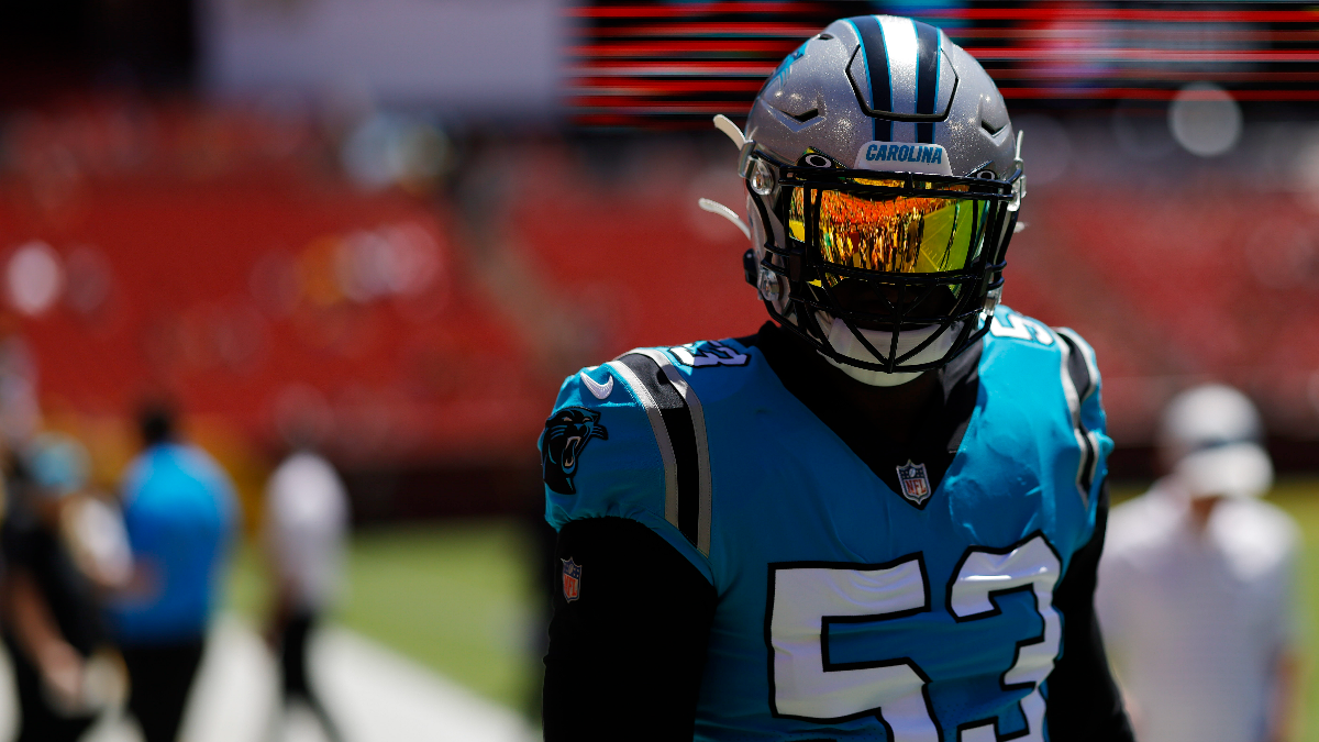 Carolina Panthers defensive end Brian Burns