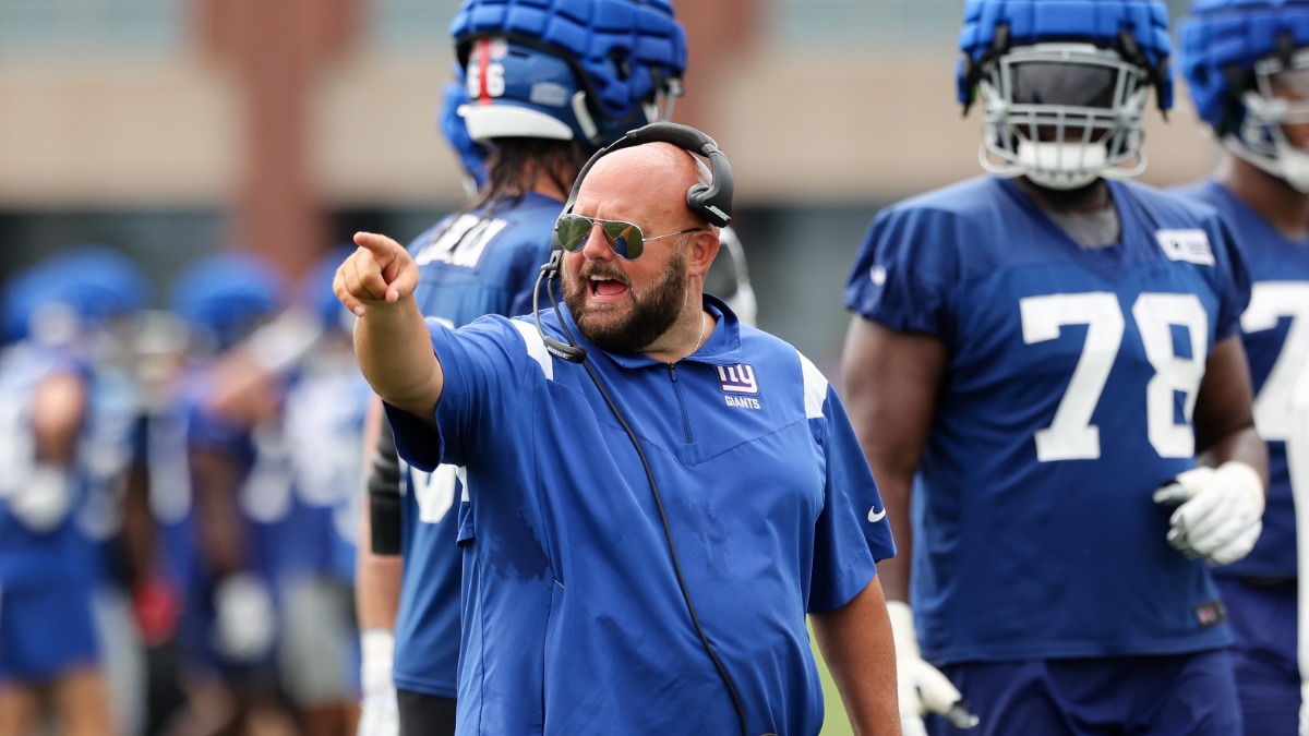 New York Giants head coach Brian Daboll