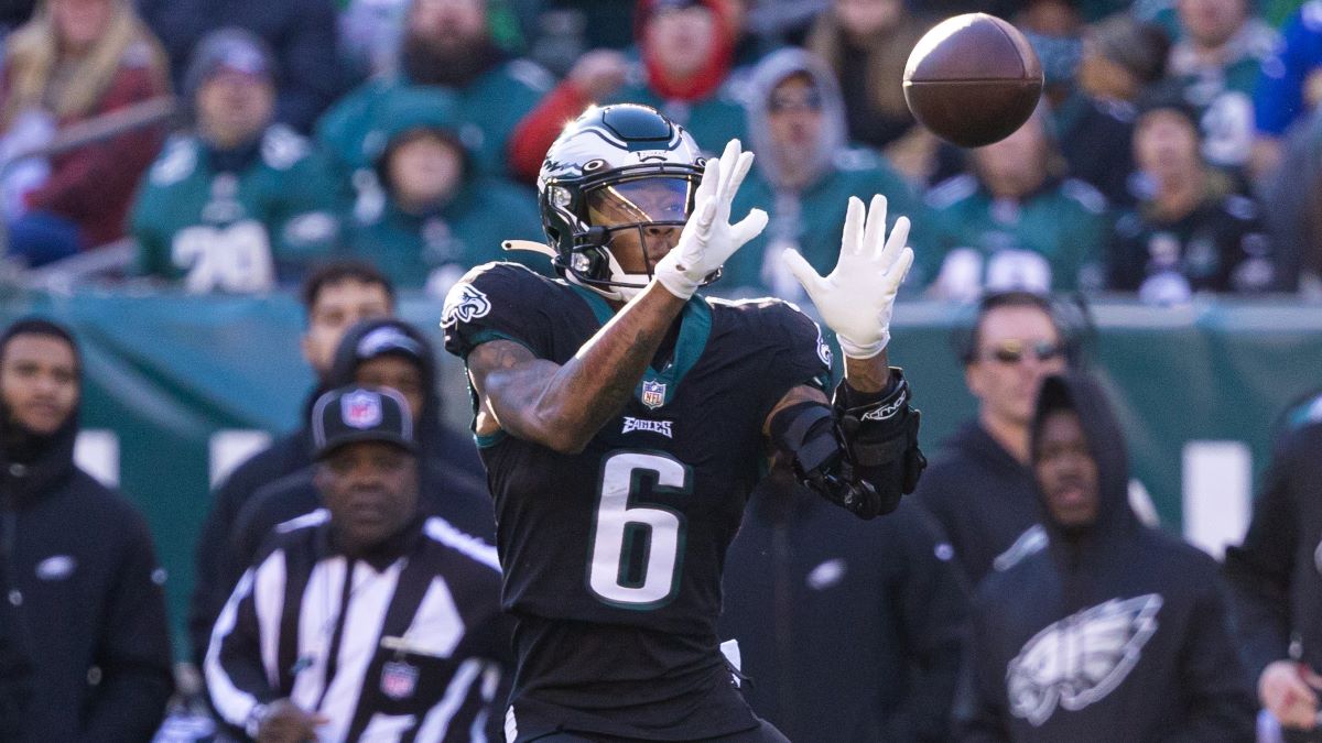 Philadelphia Eagles receiver DeVonta Smith