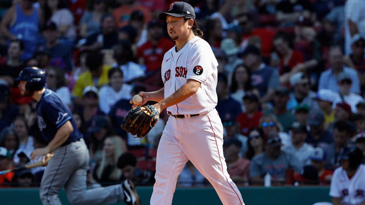 Boston Red Sox pitcher Hirokazu Sawamura