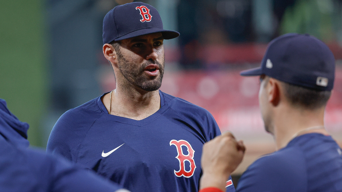Boston Red Sox designated hitter J.D. Martinez
