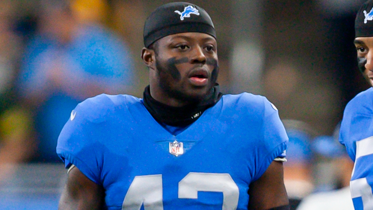 Detroit Lions safety Jalen Elliott