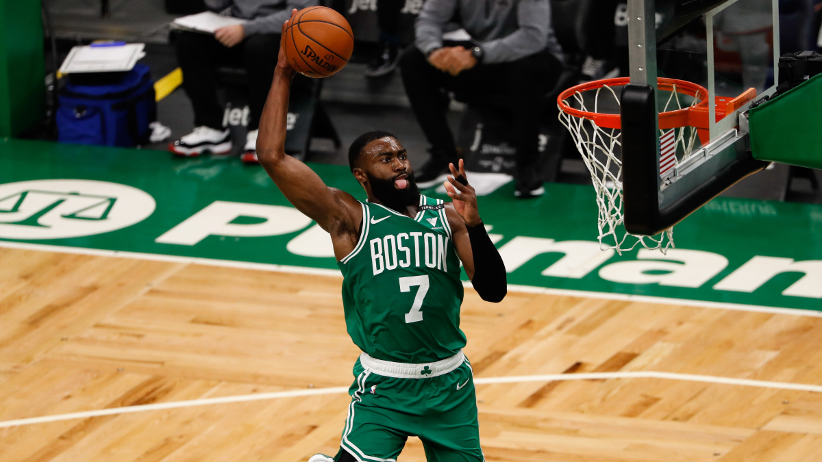 Boston Celtics guard Jaylen Brown