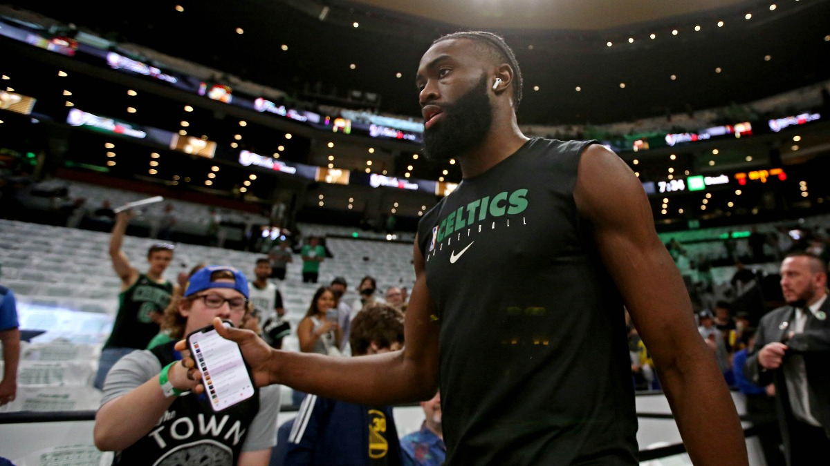 Boston Celtics guard Jaylen Brown