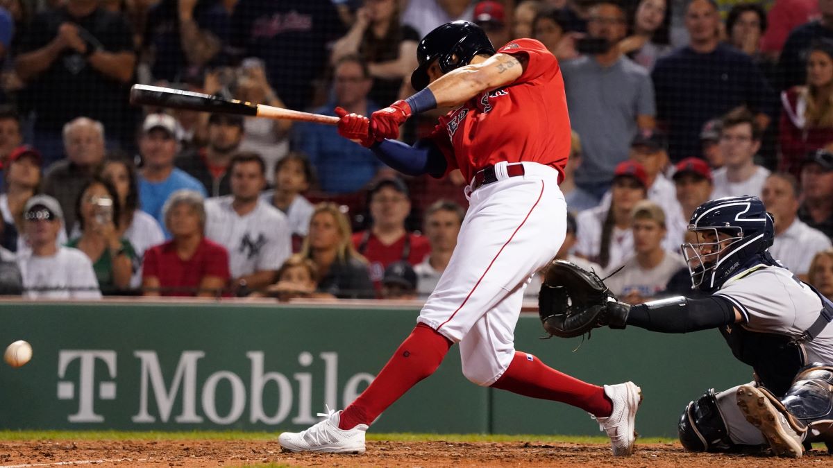 Boston Red Sox outfielder Jaylin Davis