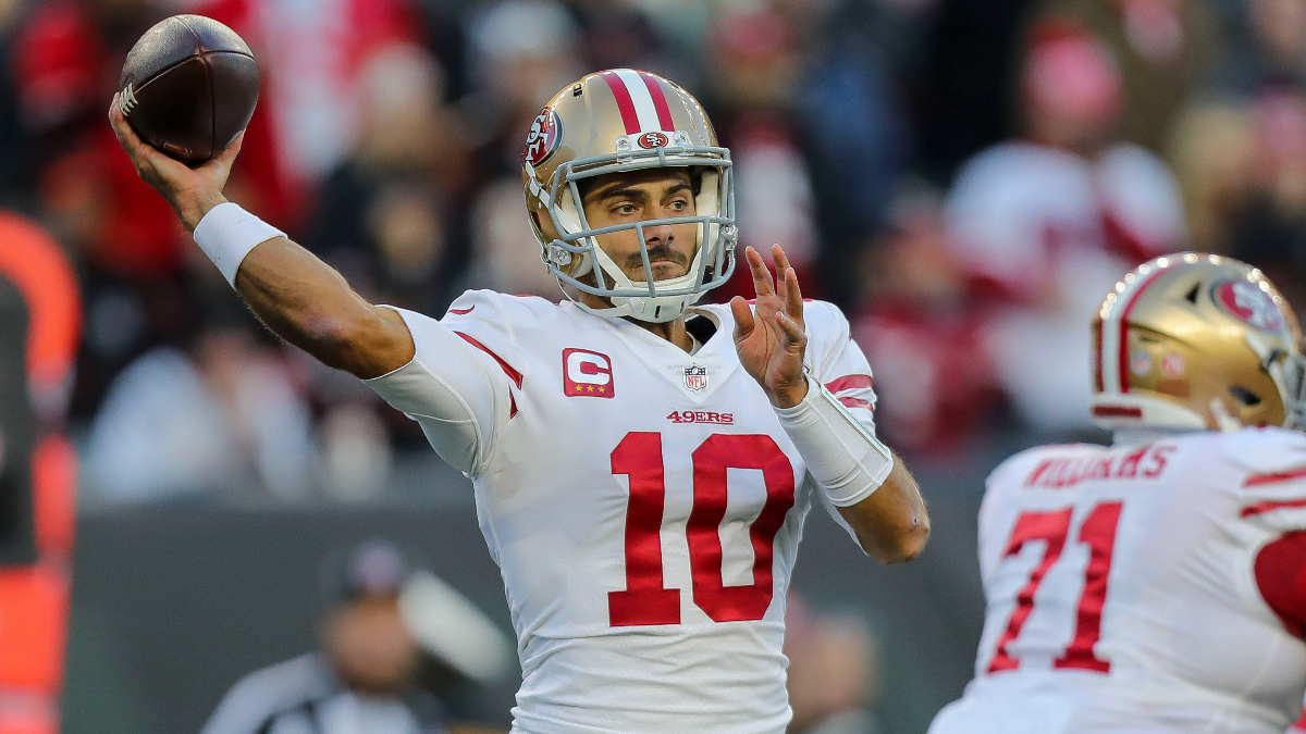 San Francisco 49ers quarterback Jimmy Garoppolo