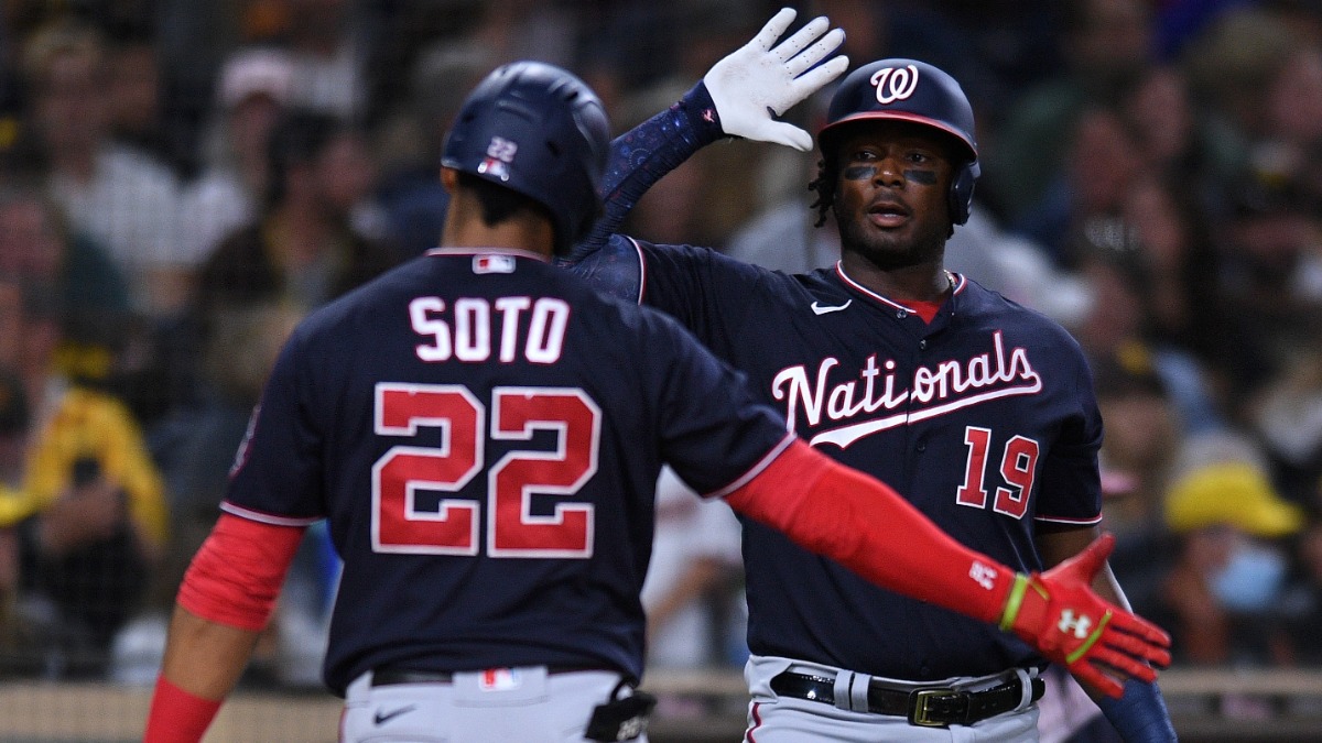 Washington Nationals right fielder Juan Soto, Josh Bell