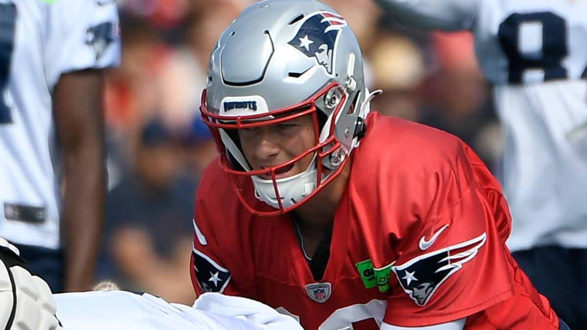 New England Patriots quarterback Mac Jones