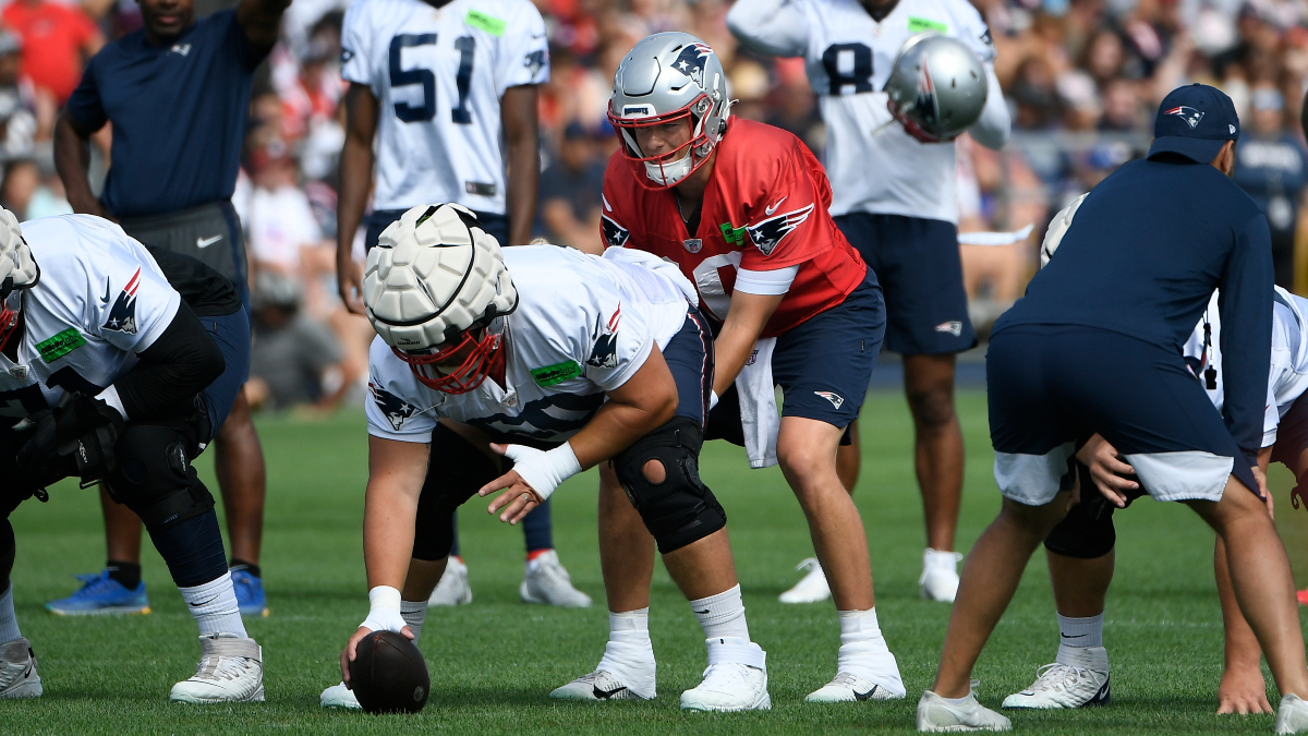 New England Patriots quarterback Mac Jones