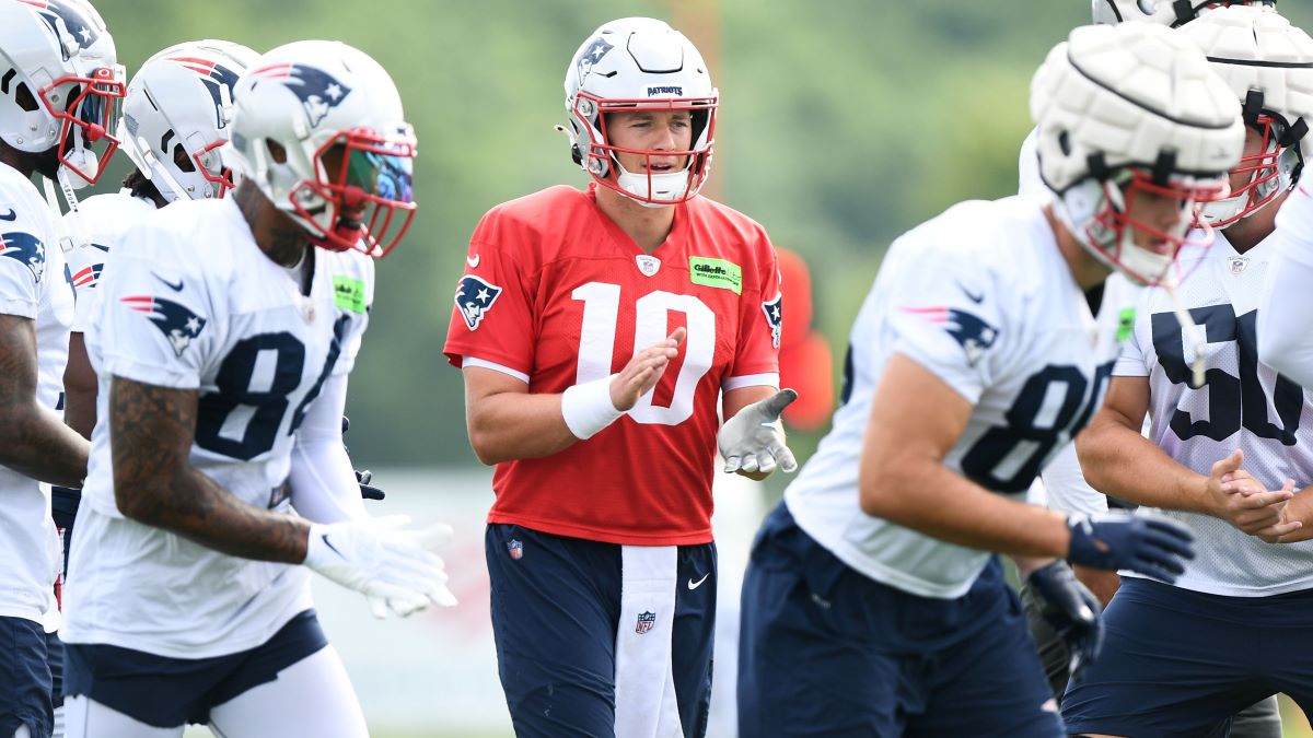 New England Patriots quarterback Mac Jones