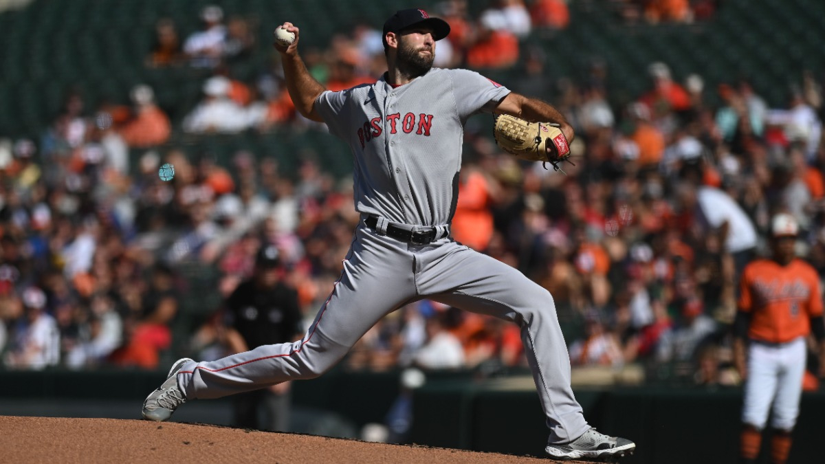Red Sox starting pitcher Michael Wacha