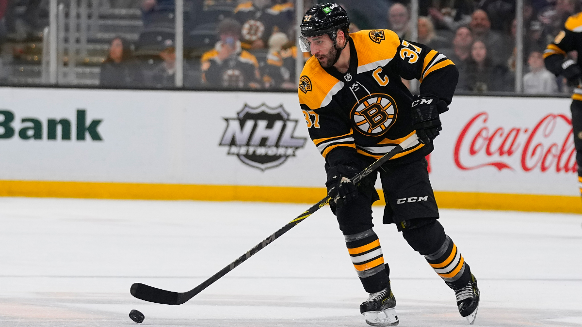 Boston Bruins center Patrice Bergeron