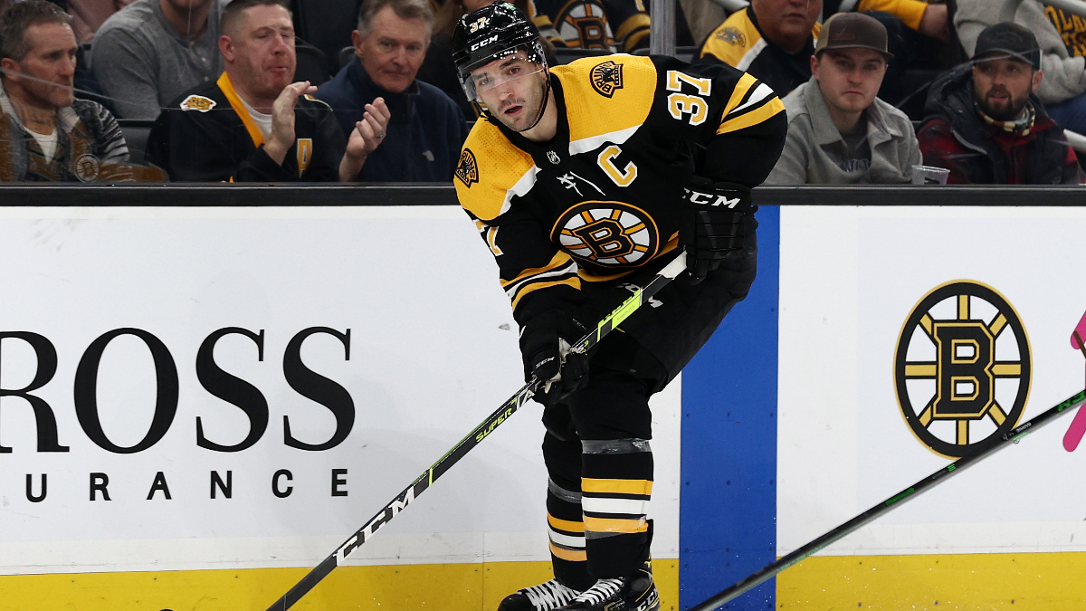 Boston Bruins center Patrice Bergeron