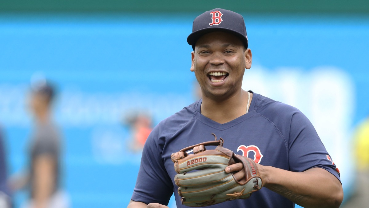 Boston Red Sox third baseman Rafael Devers