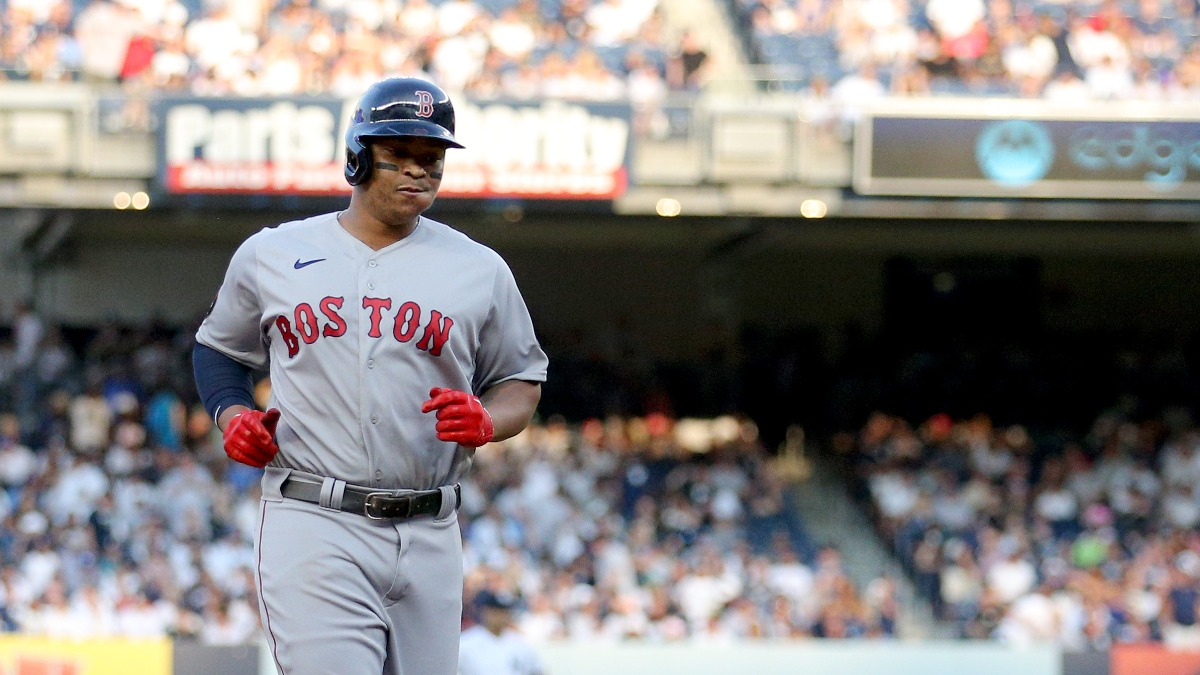 Boston Red Sox third baseman Rafael Devers