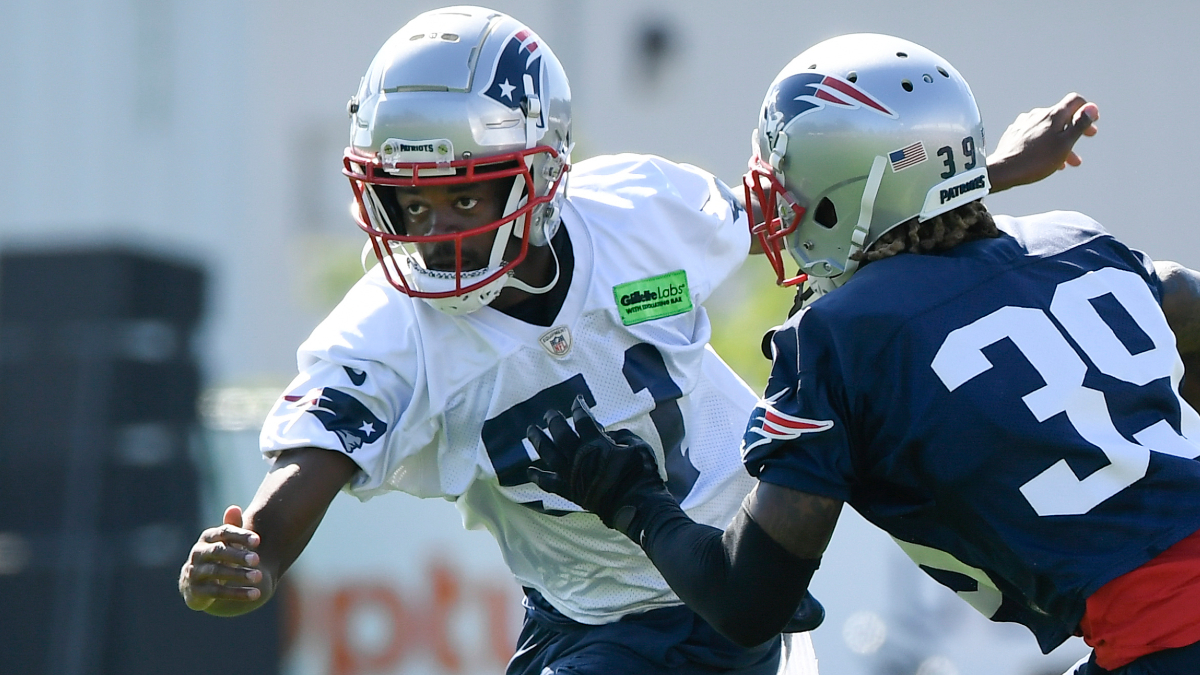 New England Patriots wide receiver Tyquan Thornton