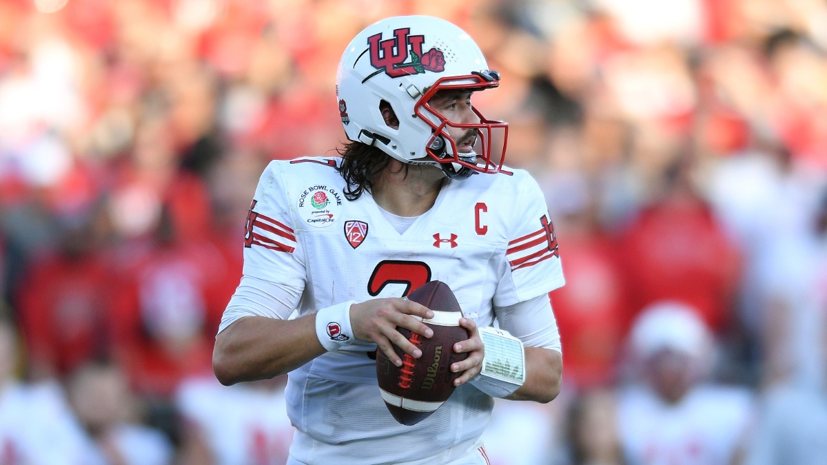 Utah quarterback Cameron Rising